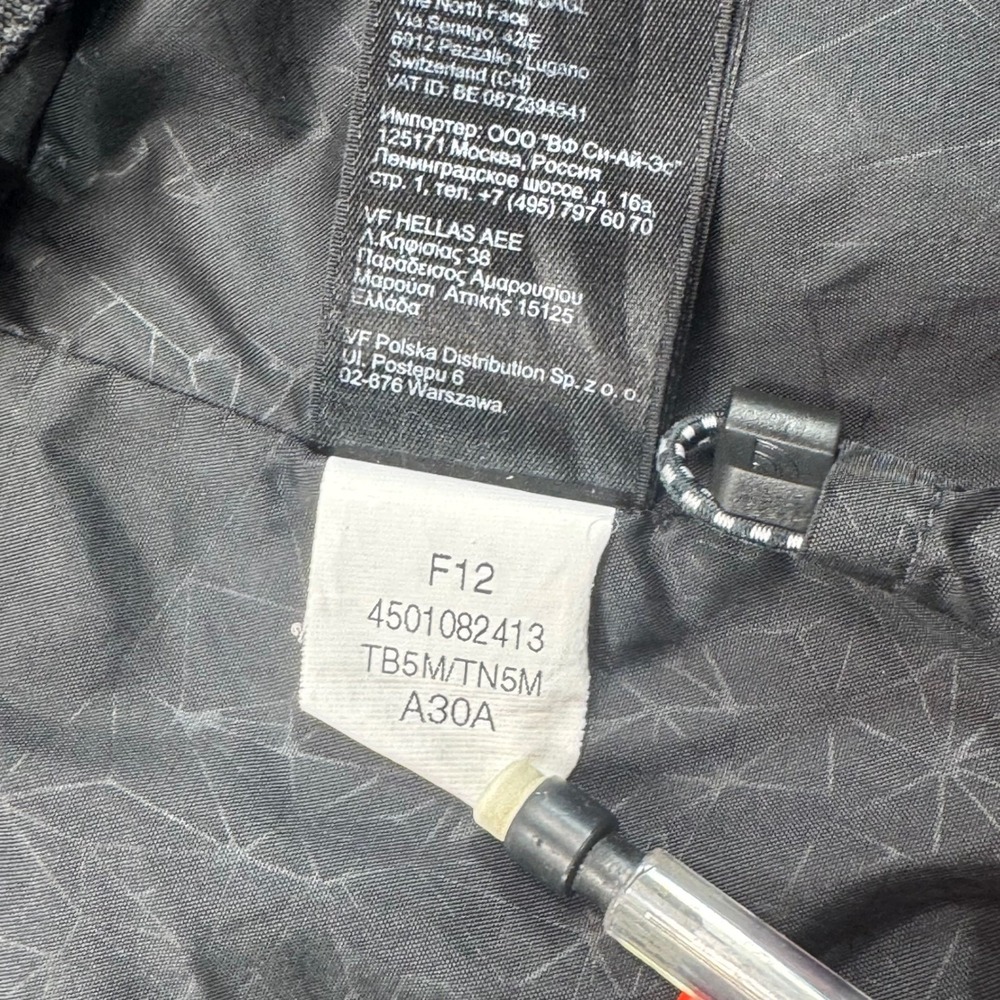 The North Face HyVent Womens Ski Jacket Black Red Hooded Waterproof Shell Medium - Picture 11 of 16